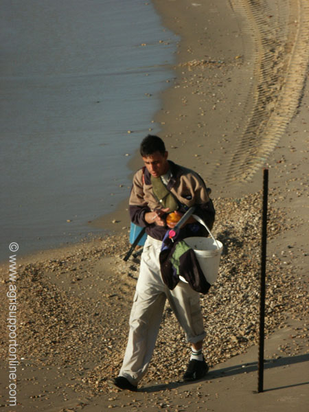 2003_walking_on_the_beach_caesarea_israel